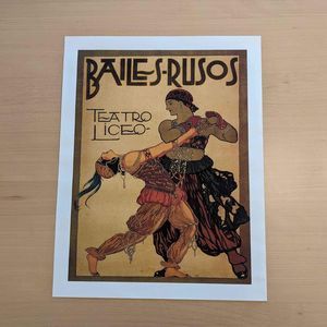 art deco spanish dance poster